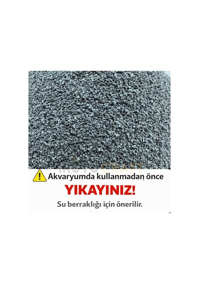 Bazalt Siyah Akvaryum Kumu İnce Granül Dekoratif Akvaryum Taban Kumu Aquascape Teraryum Dekor Kumu