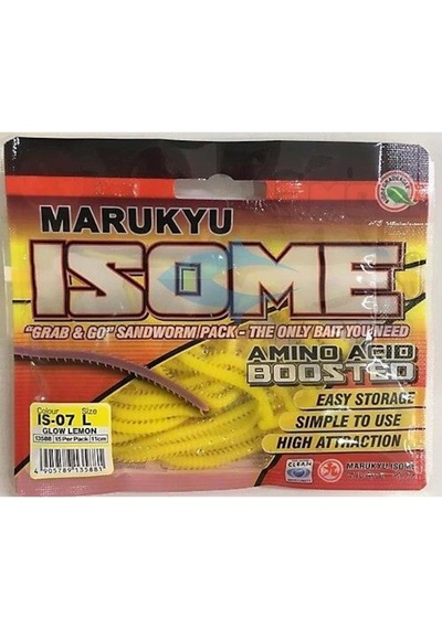 Marukyu Isome L 11Cm Lrf Silikon Yem-Glow Lemon