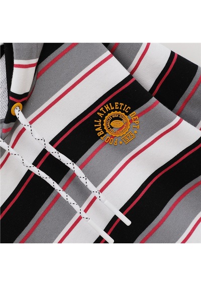 Wanex Erkek Çocuk Kapüşonlu Uzun Kol İnce Sweatshirt - 16224 Siyah