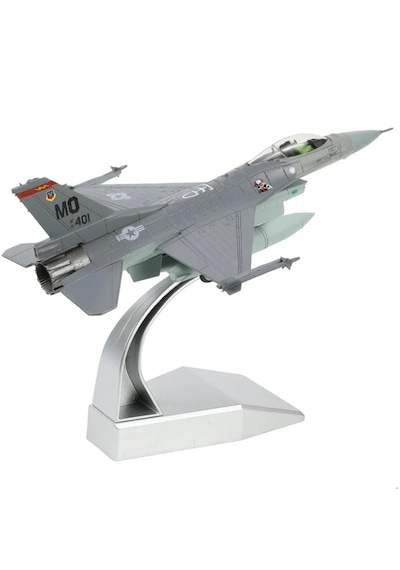 F-16c Fighting Falcon Jet Savaş Uçağı Metal Model Uçak 1/100 Ölçek 15cm