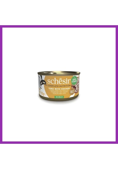 Schesir Ton Balıklı Ve Tavuklu Jelly Yetişkin Kedi Konservesi 85 Gr Bty