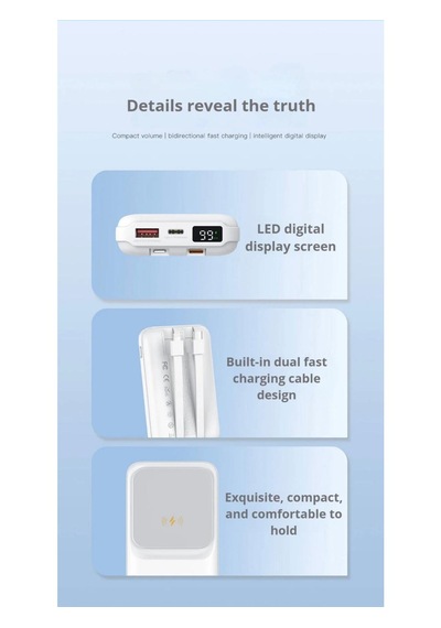 Magsafe Özellikli 22.5w 10.000mah Type-c Lightning Powerbank