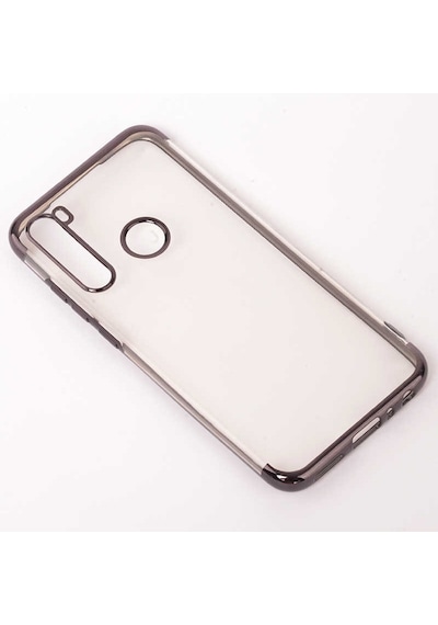 Xiaomi Redmi Note 8 Kılıf Dört Köşeli Lazer Silikon Kapak
