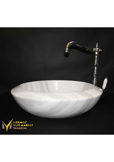 Marmara Pijamalı Yuvarlak Dizayn Lavabo