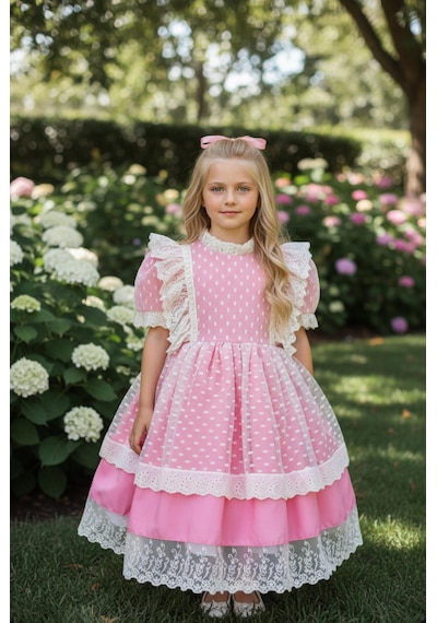 Ga&La Gala Tüllü Kısakol Kabarık Çocuk Elbise Pembe Ga&La Gala Tüllü Kısakol Kabarık Çocuk Elbise Pembe