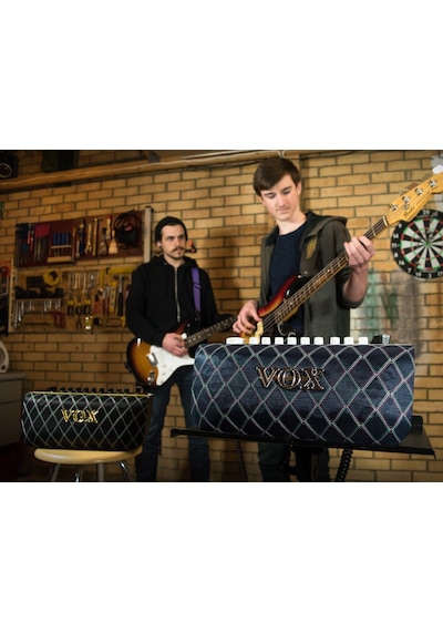 Vox Adio Air Bs 50W Bluetooth Modeling Bass Combo Amplifier Blue