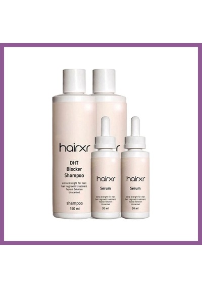 Bezos Hairx 2 Adet Saç Şampuanı Ve 2 Adet 30 Ml Ölçeğinde Saç Serumu Sağlam Parlak Uzun Güçlü Yeni Saçlar Rengaren