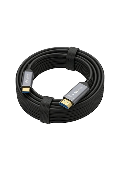 Sline 8k V2.1 Fiber Optik Hdmı Kablo - 30metre 7680x4320p