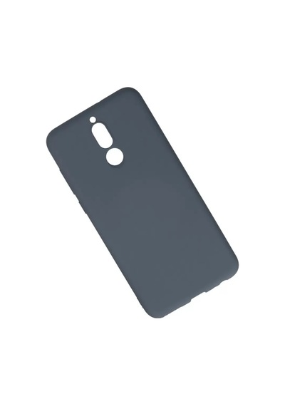 Newface Huawei Mate 10 Lite Kılıf Nano İçi Kadife Silikon - Gri