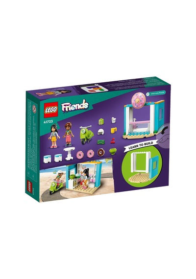 Friends Donut Dükkanı 41723-4 Yaş Ve Üzeri Çocuklar İçin Liann Ve Leo Mini Bebekleri İçeren Oyuncak Yapım Se