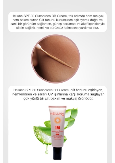 Heiluna Güneş Koruyuculu BB Krem Medium SPF30 30 ML