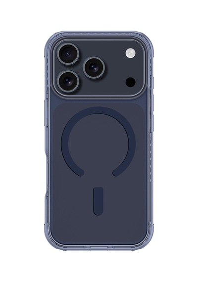 Apple Uyumlu iPhone 17 Pro  Kılıf M-safe Şarj Özellikli Airbag Amazingthing Titan Pro Serisi Kapak Mavi Mavi
