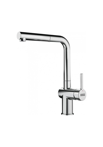 Franke BFG 611 Granit Slate Evye Gri + Active Plus Doccia Krom Spiralli Armatür Seti