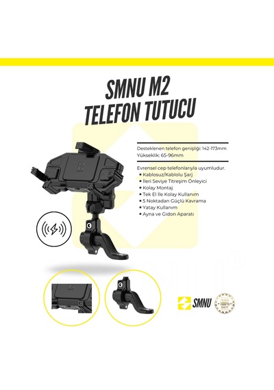 Smnu M2 Anti Titresim Modüllü Telefon Tutucu