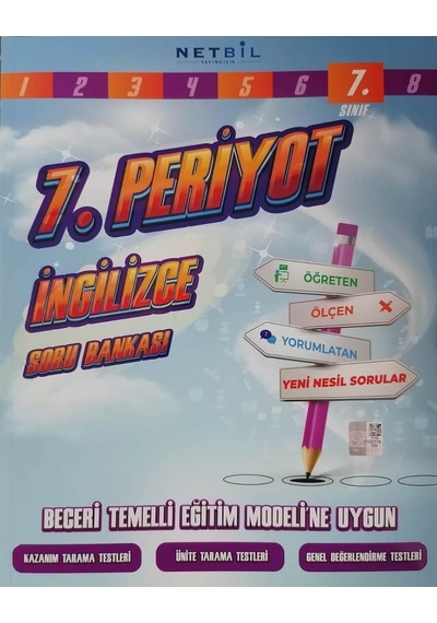 Bilfen Netbil 7.Sınıf Gri Periyot İngilizce Soru Bankası