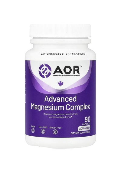 Advanced Orthomolecular Research Aor, Advanced Magnesium Complex, 90 Capsules