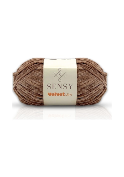 Sensy Velvet Slim El Örgü Ipi Amigurumi Ipi Hırka, Yelek, Atkı Ipi Bebek Battaniye Ipi Kadife Ip Vizon