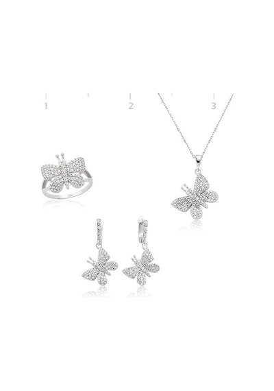 Gümüş Kelebek Kadın Set (510776441)