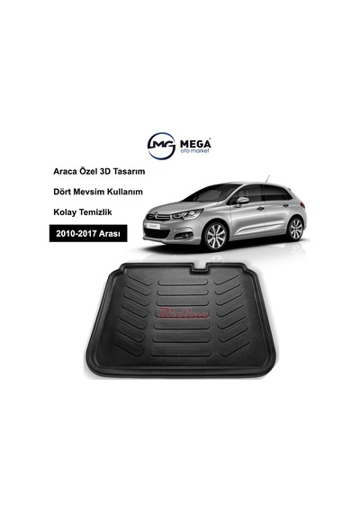 Citroen C4 Bagaj Havuzu 2010-2017 Arası Rizline