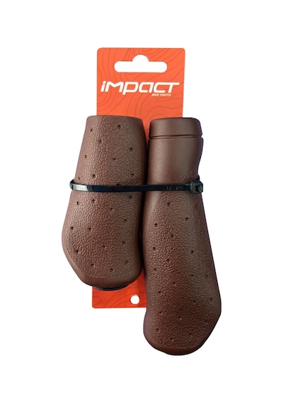 İmpact Grimm Kahverengi Gripshift 1kısa 1uzun Bisiklet Elciği Kahverengi