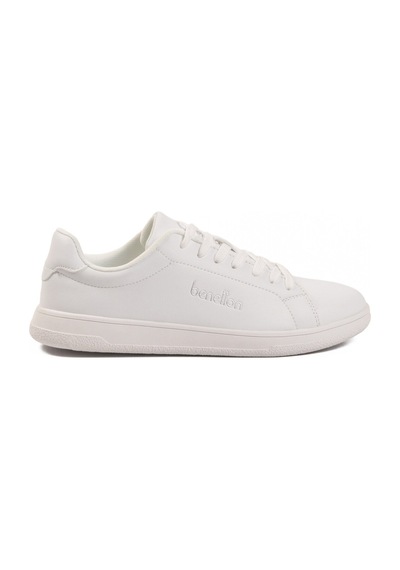 United Colors Of Benetton Beyaz Bağcıklı Cilt Memory Foam Erkek Spor Ayakkabı Bnı-12087 M