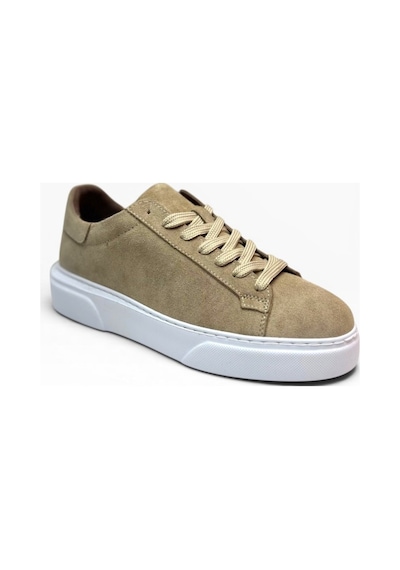Brt Lf-050-26 Hakiki Süet Deri Anatomik Erkek Sneaker Kum