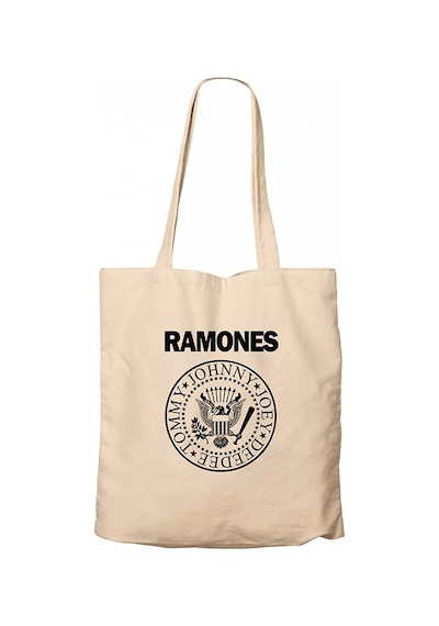 Ramones Look Out Below Krem Kanvas Bez Çanta Krem