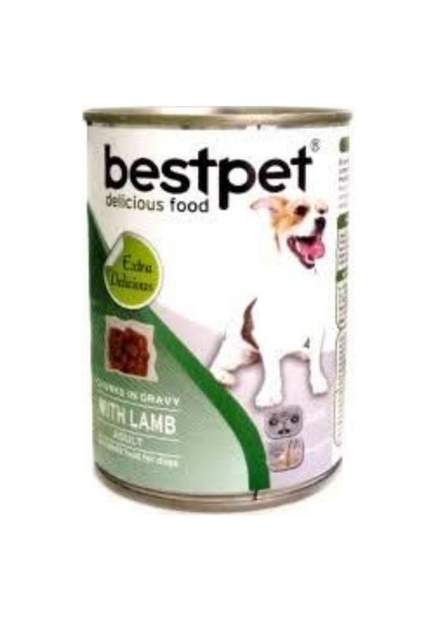 Bestpet Kuzu Etli Jöleli Köpek Konservesi 415 Gr 6'lı Ekonomik Avantaj Paketi