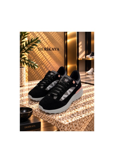 Derikaya Kadın Rahat Günlük Sneaker Ayakkabı siyah