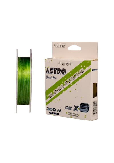 Remixon Astro 0.13mm 300m Green 8 Kat İp Olta Misinası 8.2kg Çeker