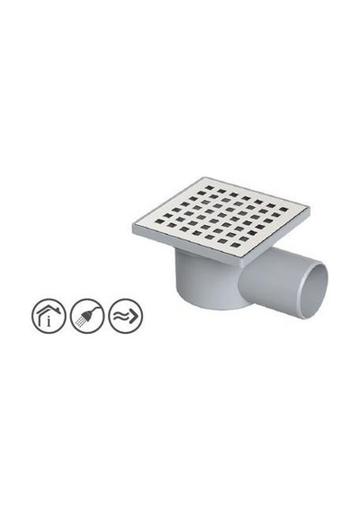 Maxiflow Eko 10x10 Yer Süzgeçi Yandan Çıkışlı 26583