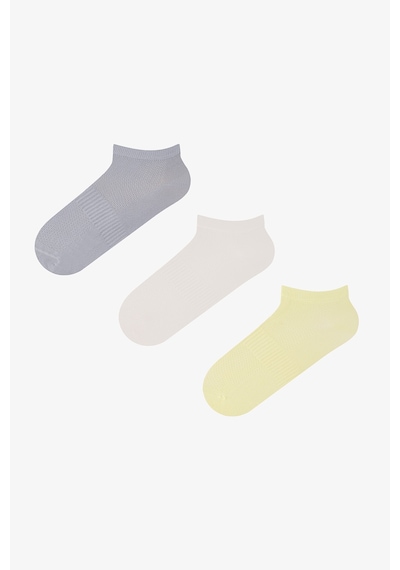 Penti  3 Çift Burun Dikişsiz Spor Microfiber Patik Çorap
