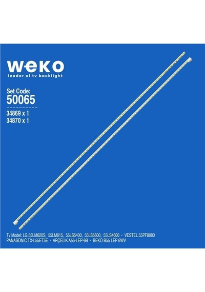 Arçelik A55-lep-6b 55'' İnç 2 Adet Tv Led Bar Tvnizi Açıp İçindeki Led Barla Birebir Aynısı Olduğunu Görmeden Almayınız. Sonrasında İade Almamaktayız. Gri Arçelik A55-lep-6b 55'' İnç 2 Adet Tv Led Bar Tvnizi Açıp İçindeki Led Barla Birebir Aynısı Olduğunu Görmeden Almayınız. Sonrasında İade Almamaktayız. Gri