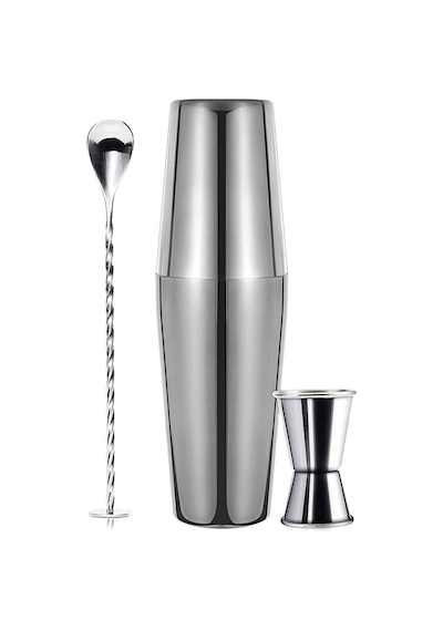 3 Parça Avantajlı Kokteyl Set Boston Shaker 750 ML