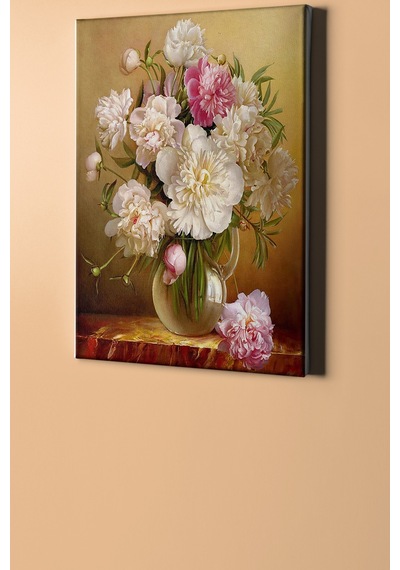 Webstyle Sayılarla Boyama Seti Kasnaklı Vazodaki Şakayıklar 60 X 75 Cm