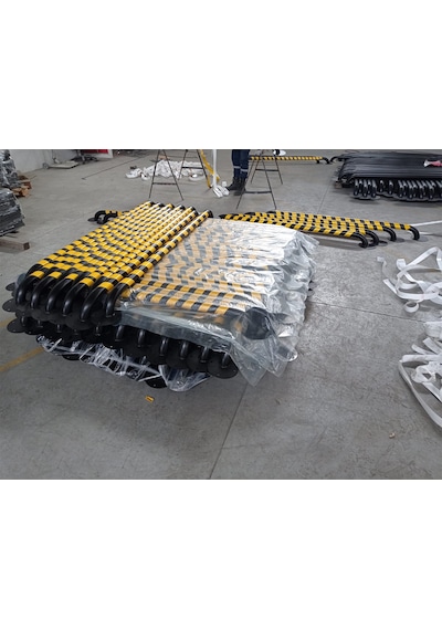 Araç Park Yeri Malzemeleri Otopark Stoperi Araç Stoperi Otopark Bariyeri 180cm Ø76mm 2.5mm