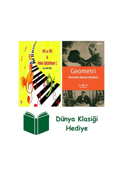 Soli Ve Fadi İle Piyano Öğreniyorum-1 + Geometri + Dünya Klasiği Hediye