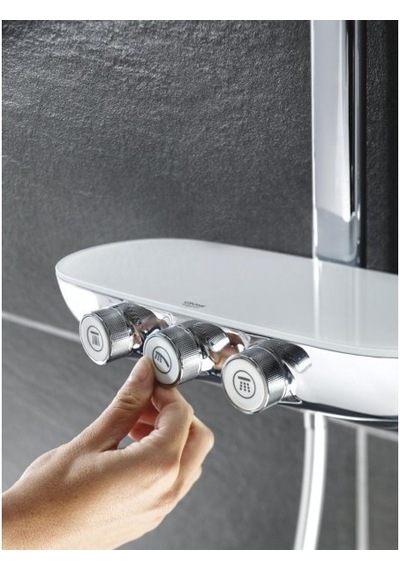 Grohe Smartcontrol 300 Termostatik Duş Bataryalı Borulu Duş Sistem