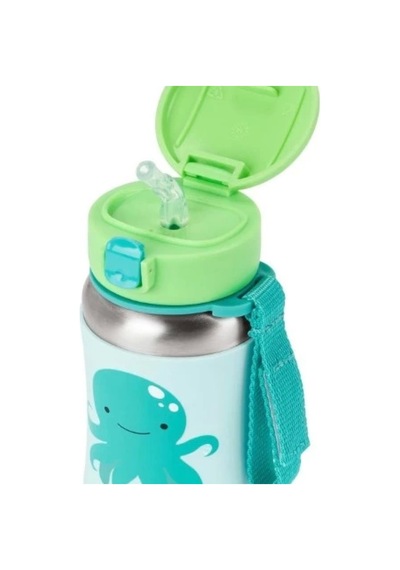 Skip Hop Zoo Pipetli Paslanmaz Çelik Suluk 350 Ml Ahtopot Ahtopot