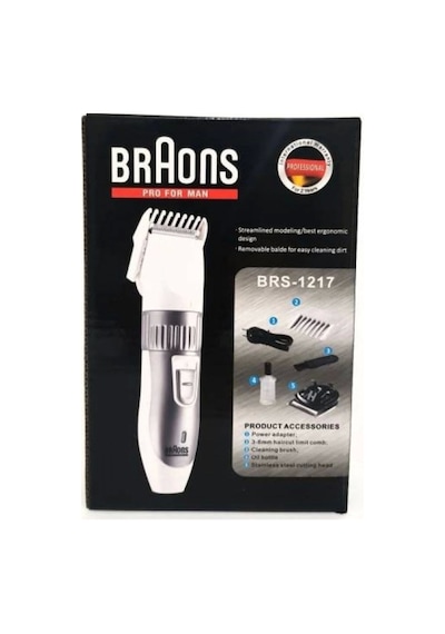 Braons Şarj Edilebilir Kablosuz Tıraş Makinesi Brs-1217 Lisinya Çok Renkli
