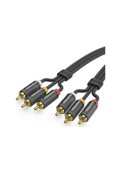 Lexroo Qg- Rca Aux Audio Kablo 1.83m - Siyah - Ta56954