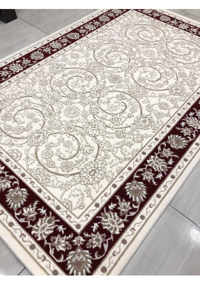 Saray Halı Vizyon 12482 A-1 Kırmızı Beyaz 4 M2 Halı !