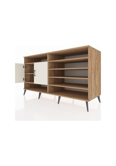 Kronos Konsol 7 Raflı 2 Kapaklı 176x59x99 Çam-aytaşı/çam Çam-aytaşı/çam