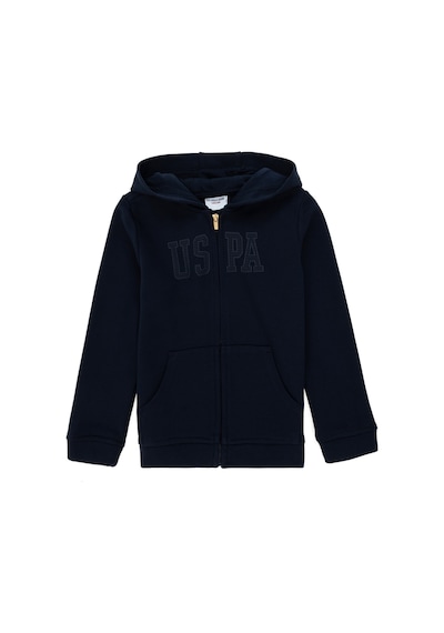 U.S. Polo Assn. Kız Çocuk Lacivert Kapüşonlu Basic Sweatshirt 50292507-VR033 U.S. Polo Assn. Kız Çocuk Lacivert Kapüşonlu Basic Sweatshirt 50292507-VR033