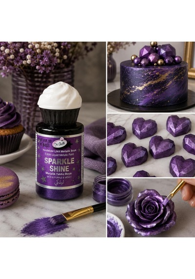Boya Sparkle Lıquıd Mor 60 Gr