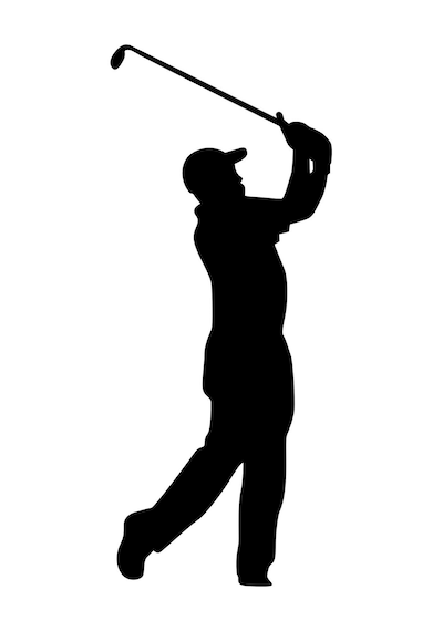 Golf Folyo Sticker 70cm Uzunluk Siyah