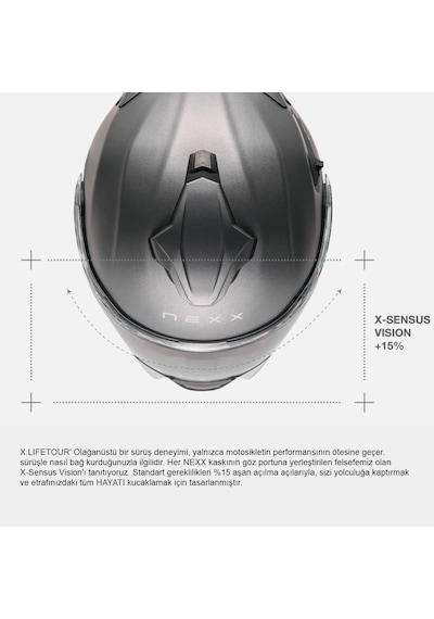 Nexx X.lıfetour Zero Pro Mat Karbon Kask Tek Renk