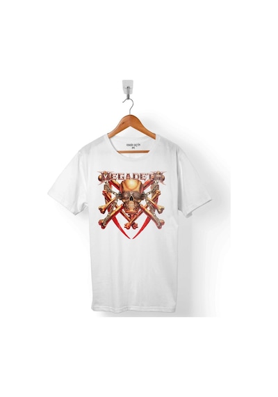 Megadeth Skull Kıllın Is Erkek Tişört 001