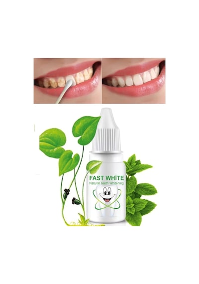 Fast White Natural Teeth Whitening Diş Beyazlatma ve Tartar Temizleme Sıvısı 10 ML