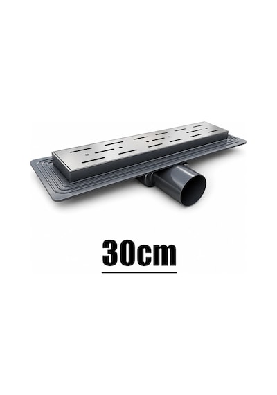 Sfk Lineer Duş Kanalı 30cm, 360 Derece Döner Başlıklı